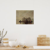 Pelzhändler, die den Missouri verlassen Poster (Küche)