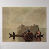 Pelzhändler, die den Missouri verlassen Poster (Vorne)