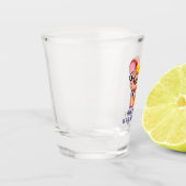Pelziger Käse-Mann-Geschäftsmaus Krawatte Brille N Schnapsglas (Links)