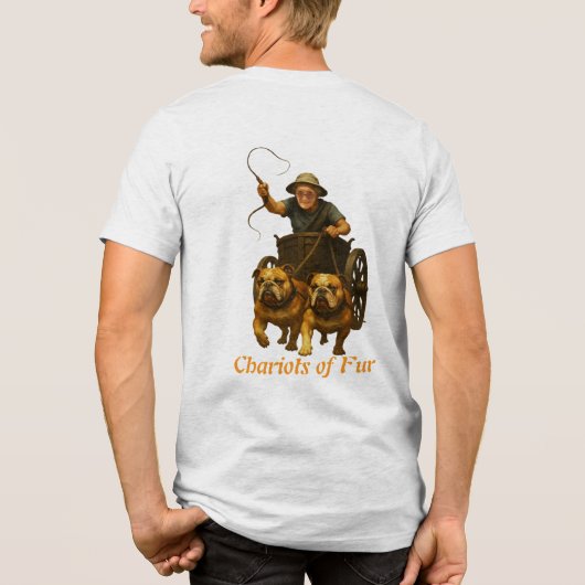 Pelzkarren Tri-Blend Shirt (Rückseite)