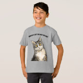 Pelzkatze T - Shirt (Vorne ganz)