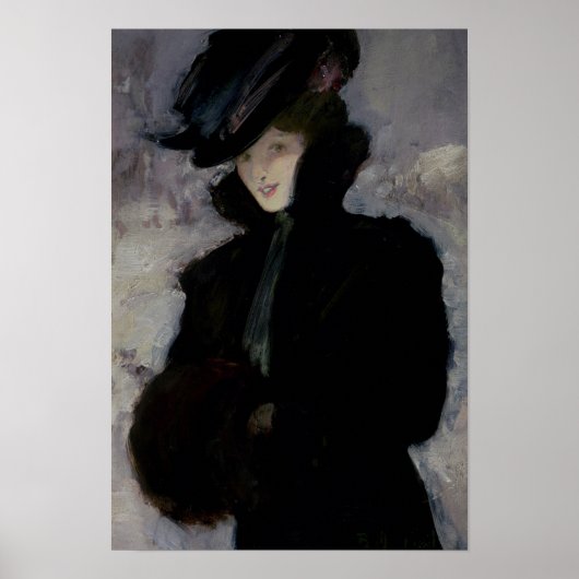 Pelzmütze Poster (Vorne)