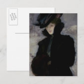 Pelzmütze Postkarte (Vorne/Hinten)