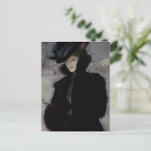 Pelzmütze Postkarte (Stehend Vorderseite)