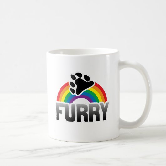 PELZregenbogen Kaffeetasse (Rechts)