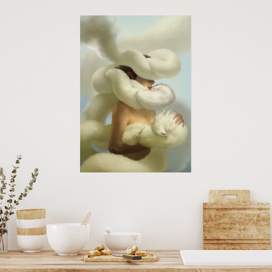 Pelzstoß Poster (Küche)