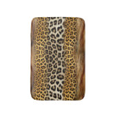 Pelzstruktur: Fuchs und Leopard. Badematte (Vorderseite Vertikal)