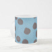 Pelztextur von Cheetah Mattglastasse (Vorderseite Links)