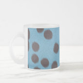 Pelztextur von Cheetah Mattglastasse (Links)