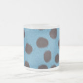 Pelztextur von Cheetah Mattglastasse (Mittel)