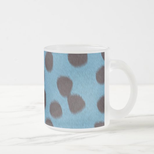 Pelztextur von Cheetah Mattglastasse (Rechts)