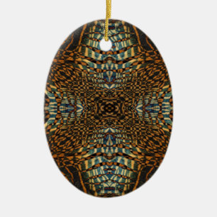 Pelztiermuster Keramikornament