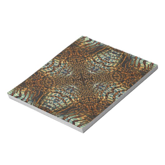 Pelztiermuster Notizblock (Rotiert)