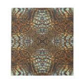 Pelztiermuster Notizblock (Vorderseite)