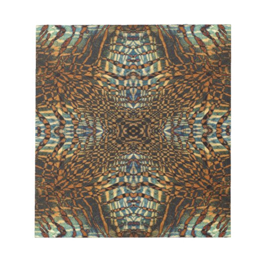 Pelztiermuster Notizblock (Vorderseite)