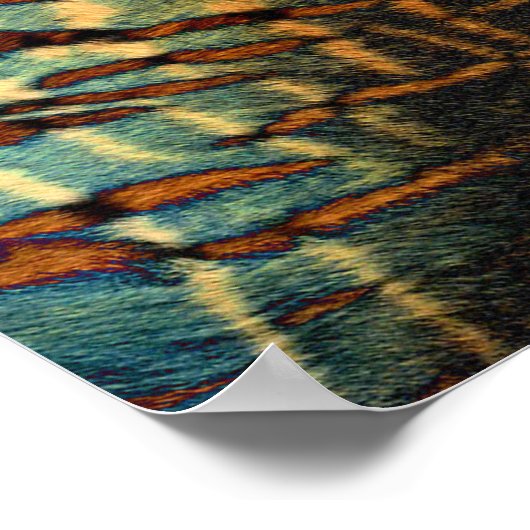 Pelztiermuster Poster (Ecke)