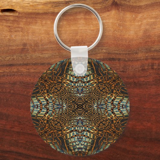 Pelztiermuster Schlüsselanhänger (Vorderseite)