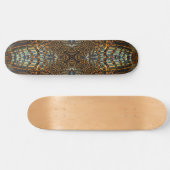 Pelztiermuster Skateboard (Horizontal)