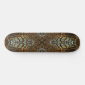 Pelztiermuster Skateboard (Horizontal)