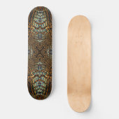 Pelztiermuster Skateboard (Vorderseite)