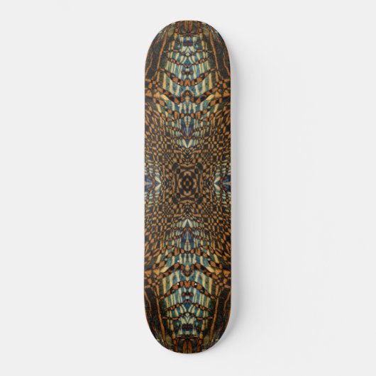 Pelztiermuster Skateboard (Vorderseite)