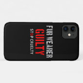 Pelzträger schuldig Case-Mate iPhone hülle (Rückseite (Horizontal))