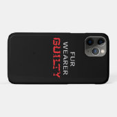Pelzträger schuldig Case-Mate iPhone hülle (Rückseite (Horizontal))