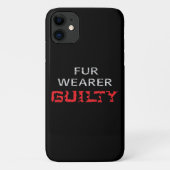 Pelzträger schuldig Case-Mate iPhone hülle (Rückseite)