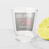Pelzträger schuldig schnapsglas (Rückseite)