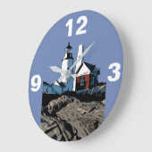 PEMAQUID LIGHT-PUNKT GROßE WANDUHR (Winkel)