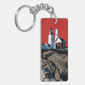 PEMAQUID LIGHT-PUNKT SCHLÜSSELANHÄNGER (Vorderseite links)