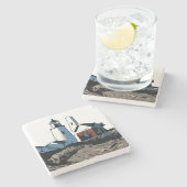 PEMAQUID LIGHT-PUNKT STEINUNTERSETZER (Seitenansicht)