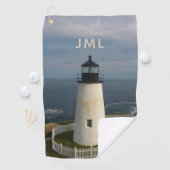 Pemaquid Lighthouse Golfhandtuch (Insitu)
