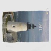 Pemaquid Lighthouse Golfhandtuch (Horizontal)