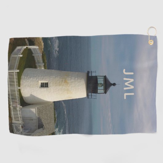 Pemaquid Lighthouse Golfhandtuch (Horizontal)