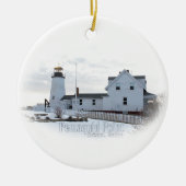 Pemaquid Lighthouse Keramik Ornament (Vorne)