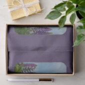 Pemaquid Lighthouse Lupine Blumendekoupage Seidenpapier (Geschenk)