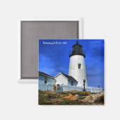 Pemaquid Lighthouse-Magnet Magnet (Vorderseite/Rückseite)