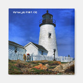 Pemaquid Lighthouse-Magnet Magnet (Vorne)