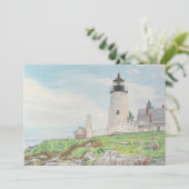 Pemaquid Point Aquarell (Stehend Vorderseite)