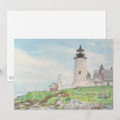 Pemaquid Point Aquarell (Vorne/Hinten)