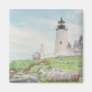 Pemaquid Point Aquarell Magnet