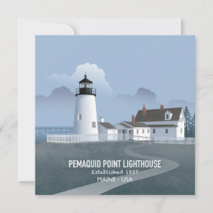 Pemaquid Point Leuchtturm Karte