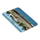 Pemaquid Point Leuchtturm, Maine Magnet (Rechte Seite)