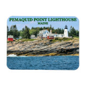Pemaquid Point Leuchtturm, Maine Magnet (Horizontal)