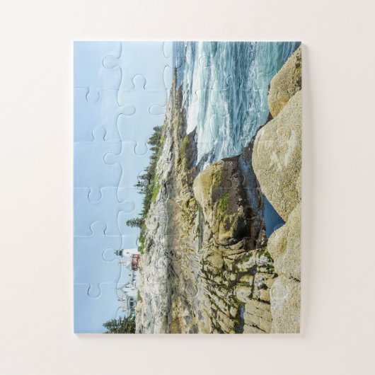 Pemaquid Point Leuchtturm Maine Oversized Puzzle (Vertikal)