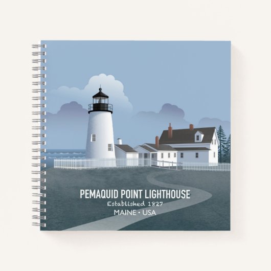 Pemaquid Point Leuchtturm Notizblock (Vorderseite)