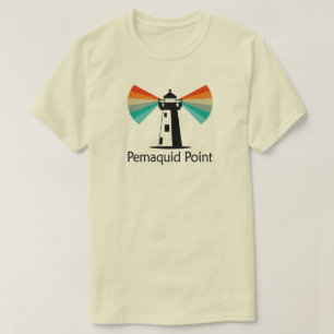 Pemaquid Point Leuchtturm Regenbogen T-Shirt