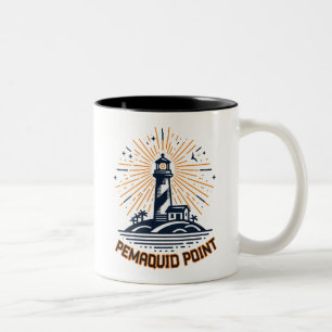 Pemaquid Point Leuchtturm Sonnenaufgang Zweifarbige Tasse