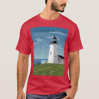 Pemaquid Point Leuchtturm T-Shirt